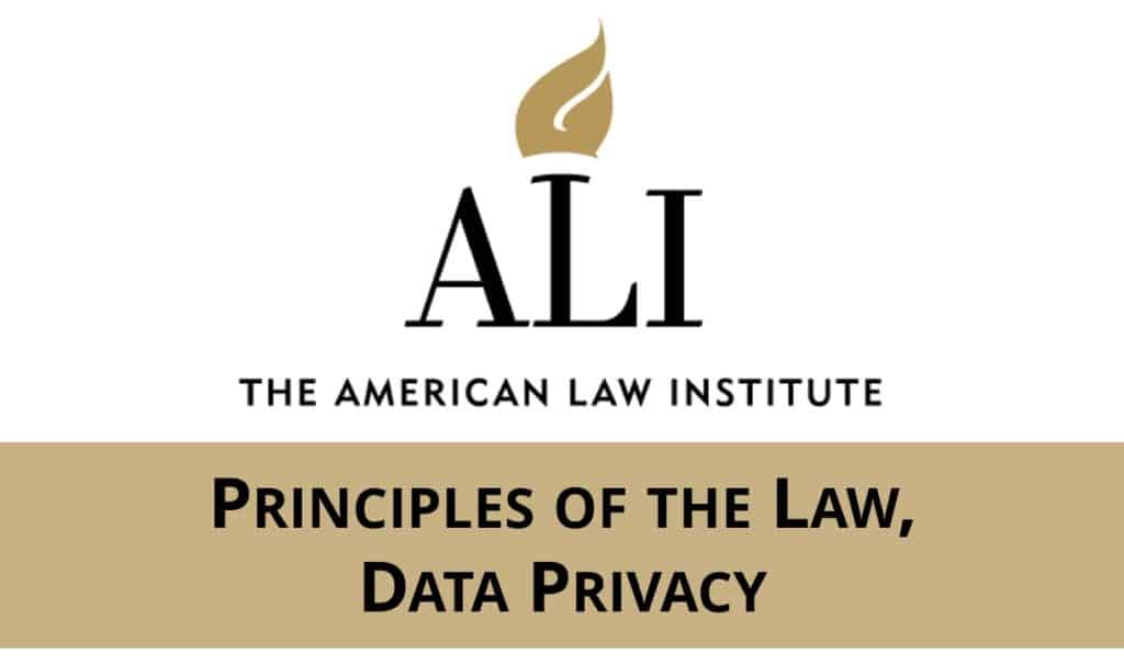 American Law Institute (ALI) Data Privacy 01