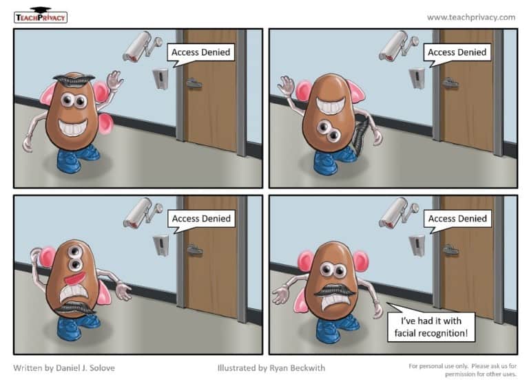Facial Recognition Cartoon