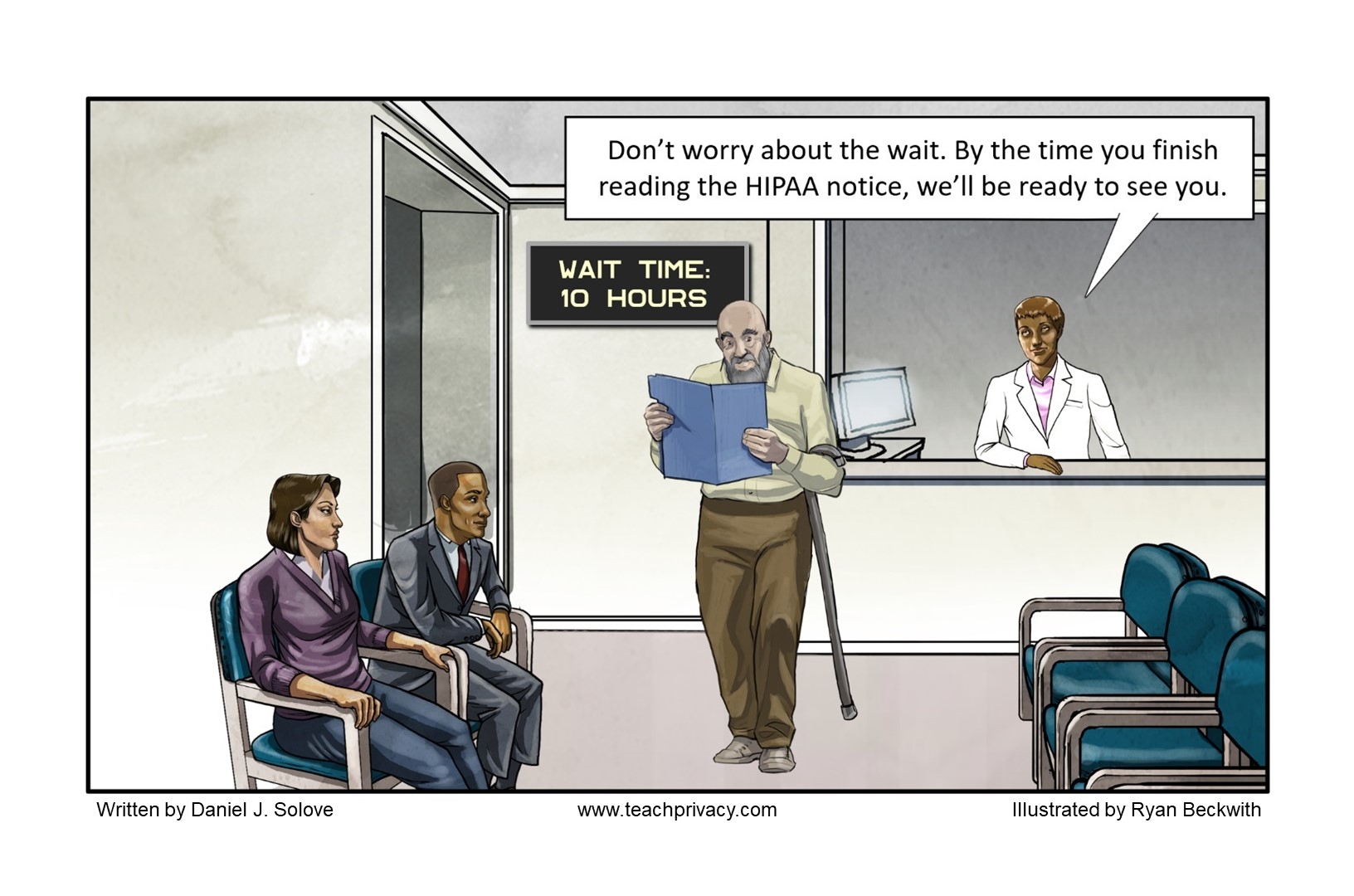 HIPAA Cartoon: Notice of Privacy Practices
