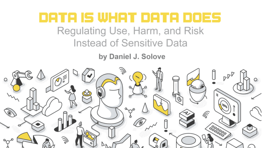Regulating Use, Harm, and Risk Instead of Sensitive Data