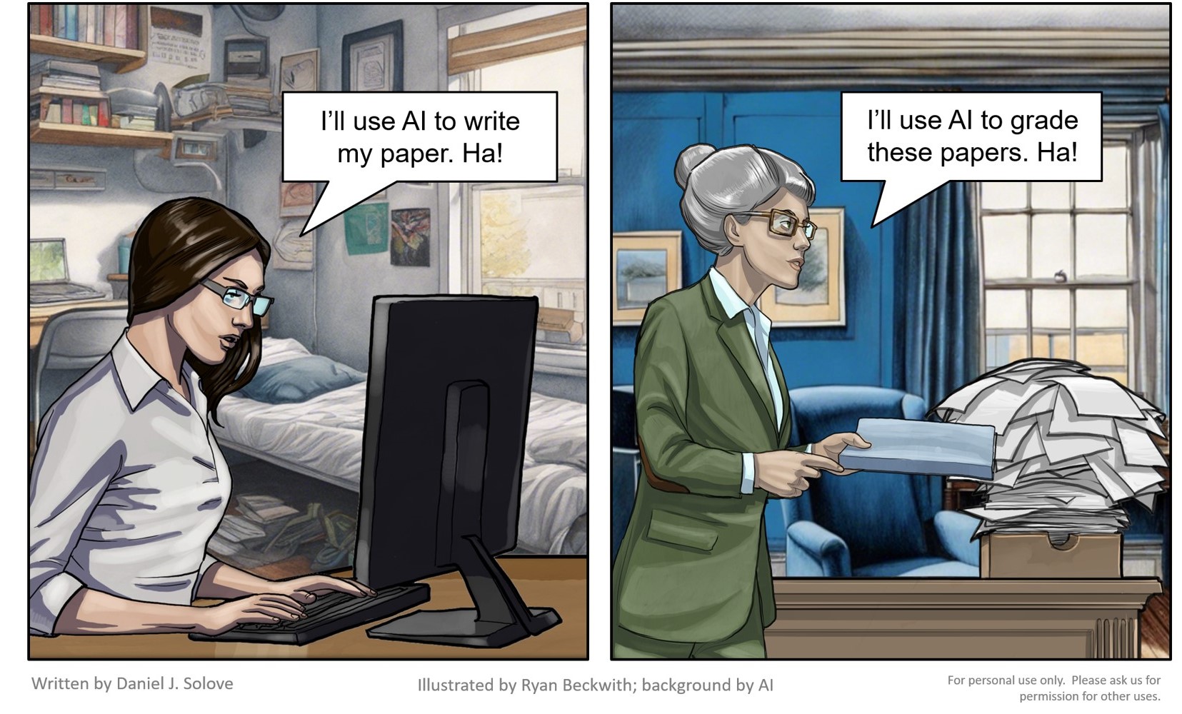 Cartoon AI in Education 