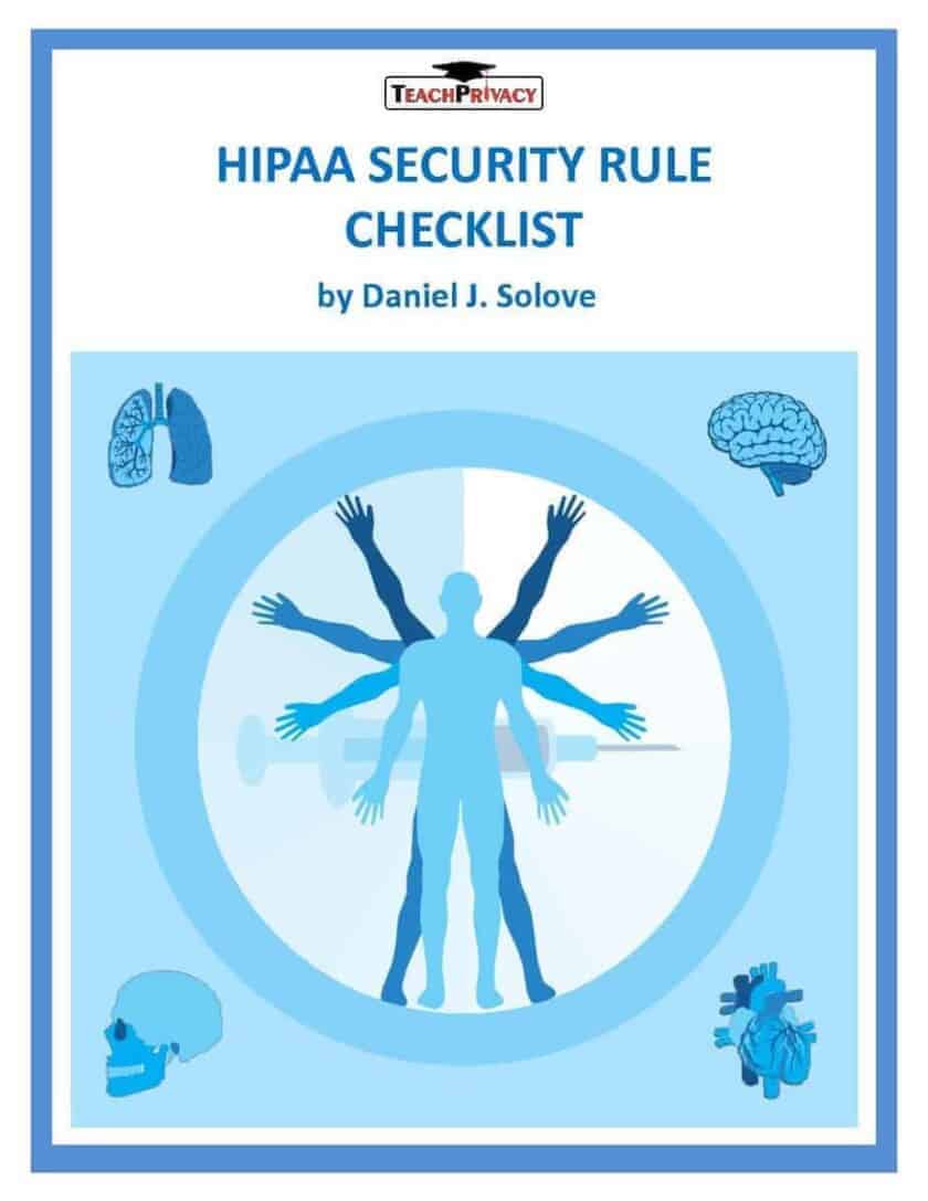 HIPAA Security Rule Checklist | TeachPrivacy HIPAA Training