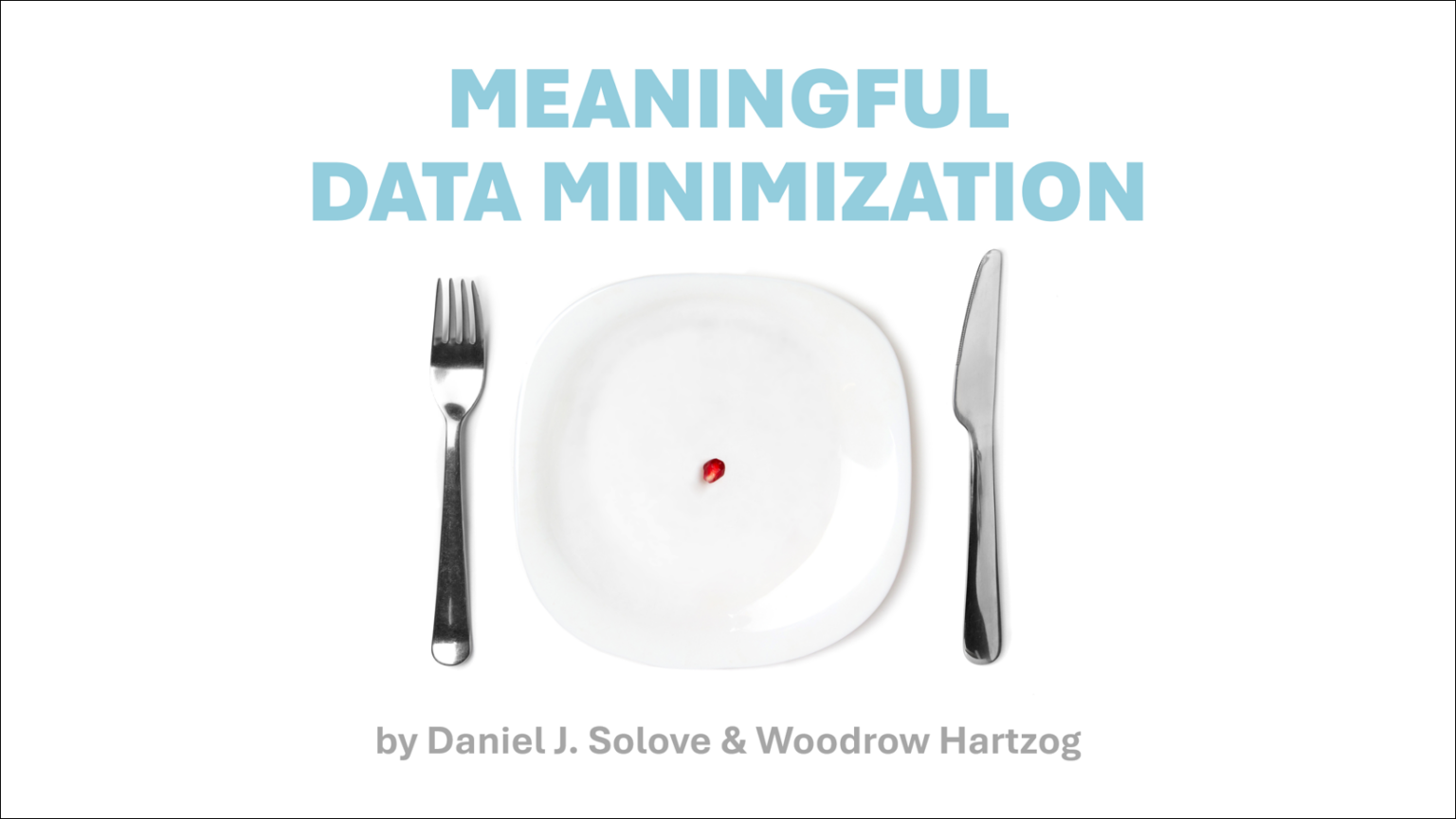 Cartoon: Data Minimization - TeachPrivacy