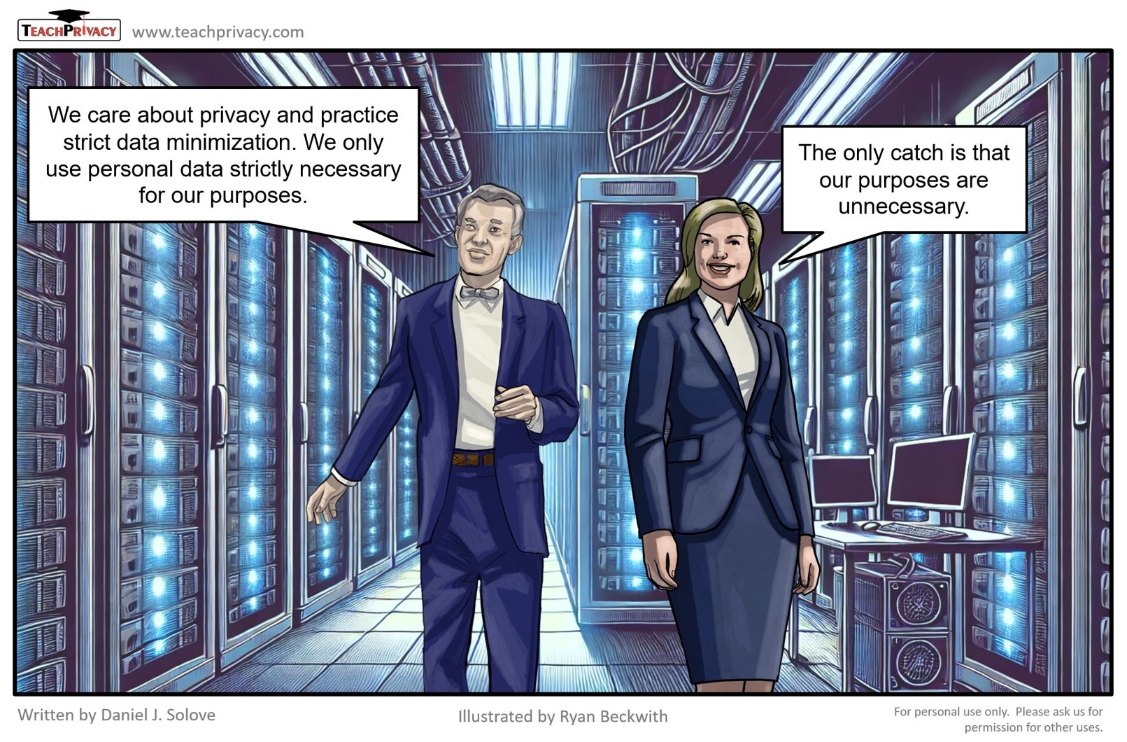 Cartoon Data Minimization - TeachPrivacy Training 06 JPG