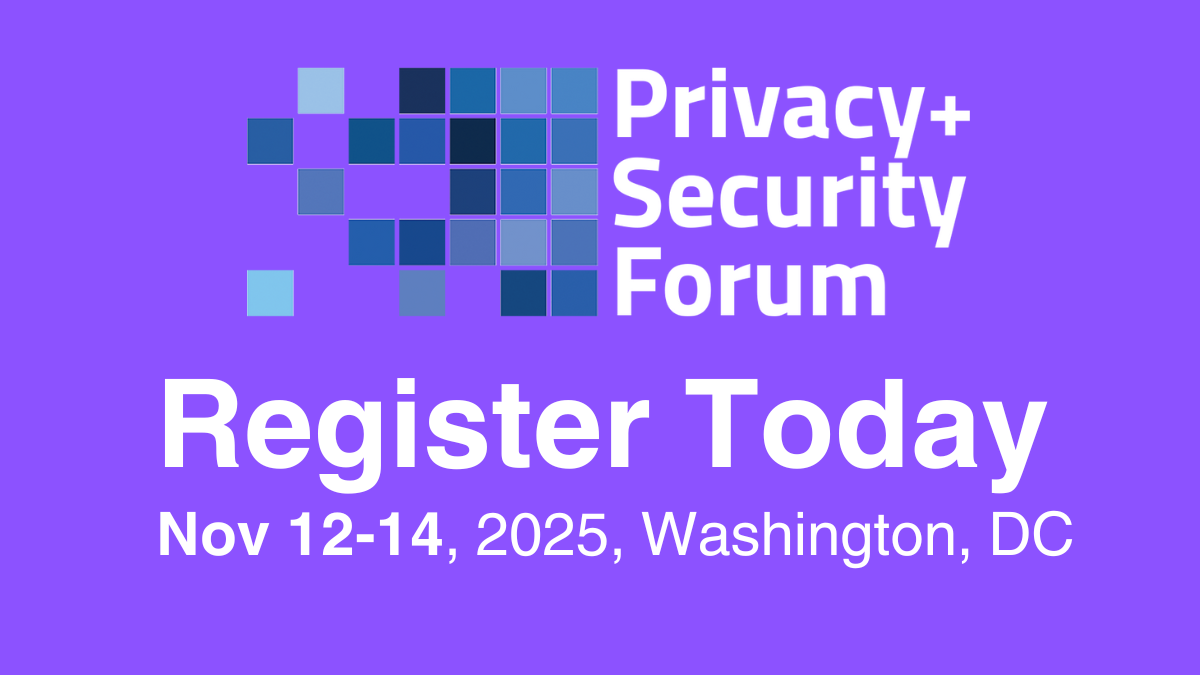 Privacy+Security Forum