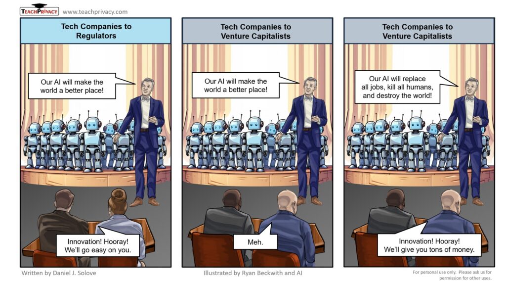 Cartoon AI Venture Capital - TeachPrivacy Training 02a