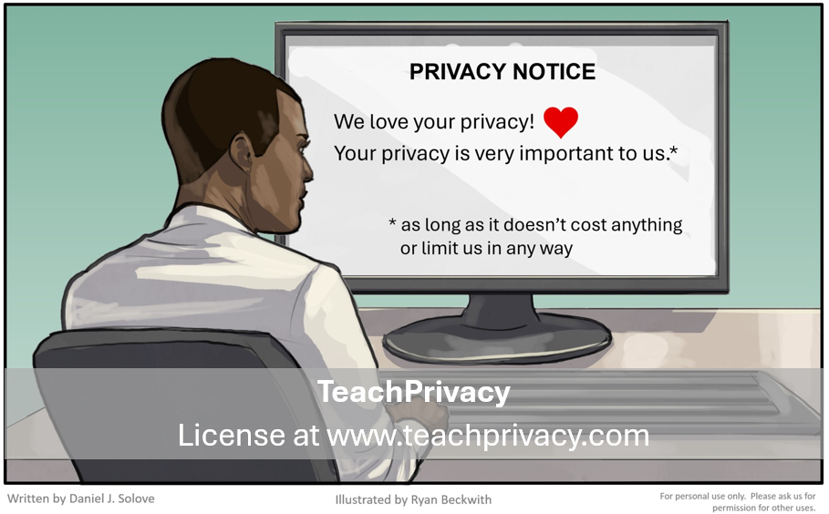 Cartoon: Your Privacy Is Very Important to Us
