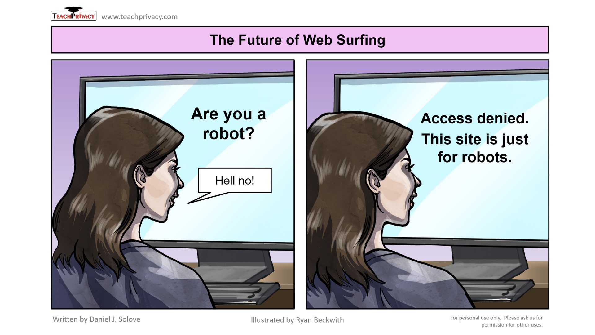 Cartoon Future of Web Surfing - TeachPrivacy Training 02