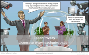 Cartoon: Young People and Privacy