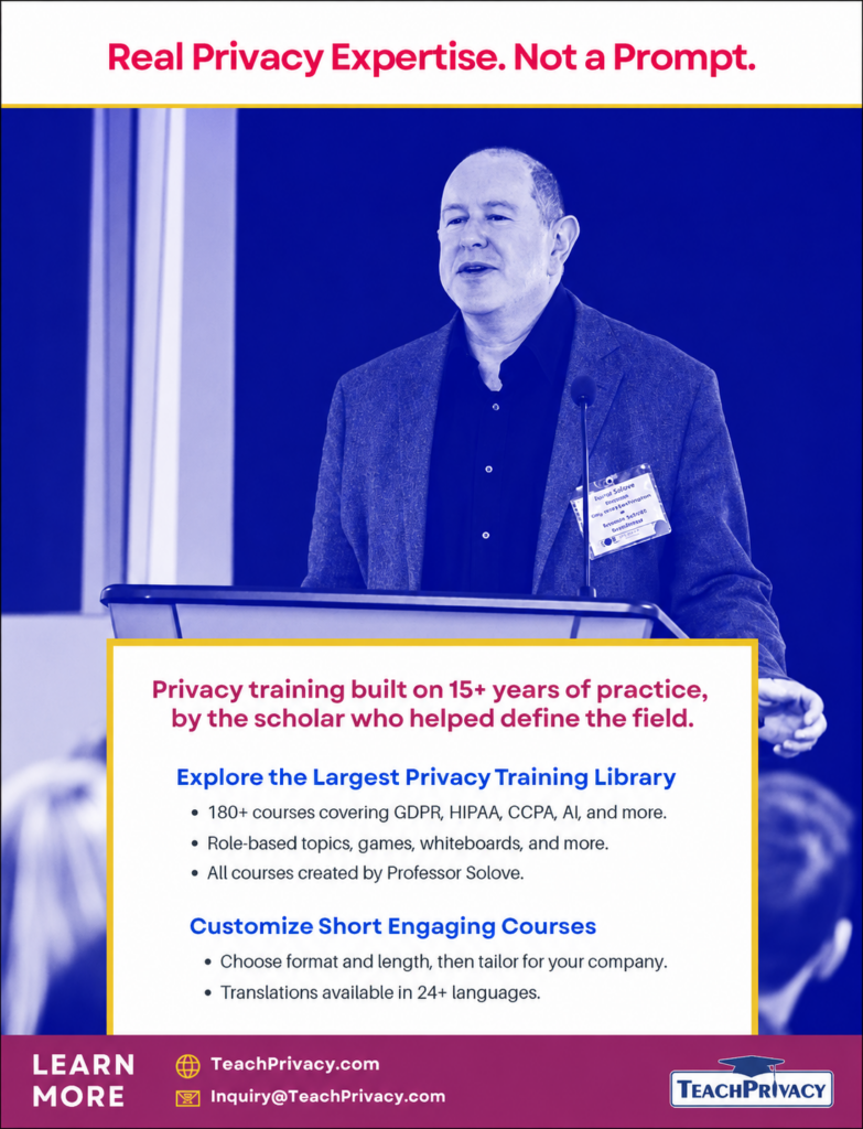 Privacy Training
